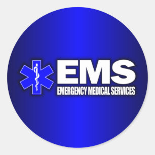 EMS -Emergency Medical Services Classic Round Sticker