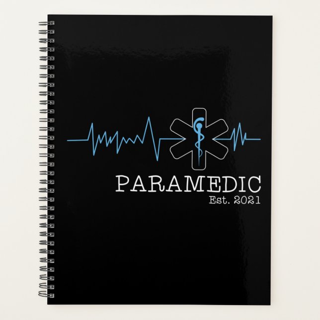 EMS Emergency Paramedic Est. 2021 Student Planner (Front)