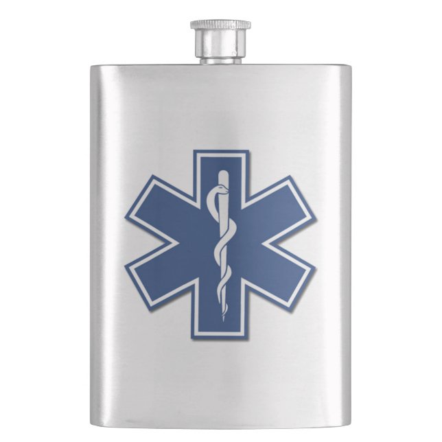 EMS EMT Paramedic Hip Flask (Front)