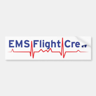 EMS Flight Crew (fwd banner) Bumper Sticker