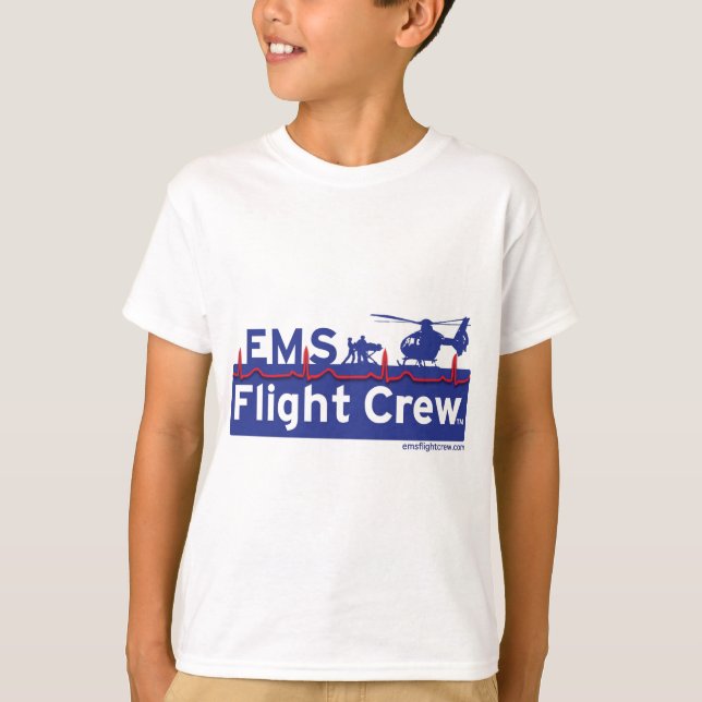 EMS Flight Crew Helicopter Alternate Logo T-Shirt (Front)