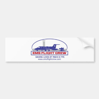 EMS Flight Crew Jet Bumper Sticker