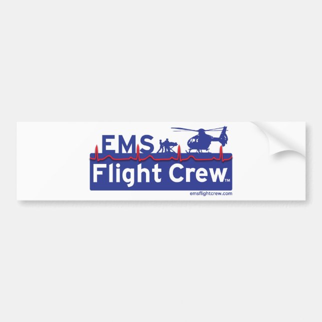 EMS Flight Crew - New Bumper Sticker (Front)