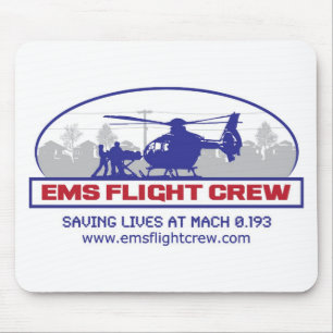 EMS Flight Crew Rotorwing Mouse Pad