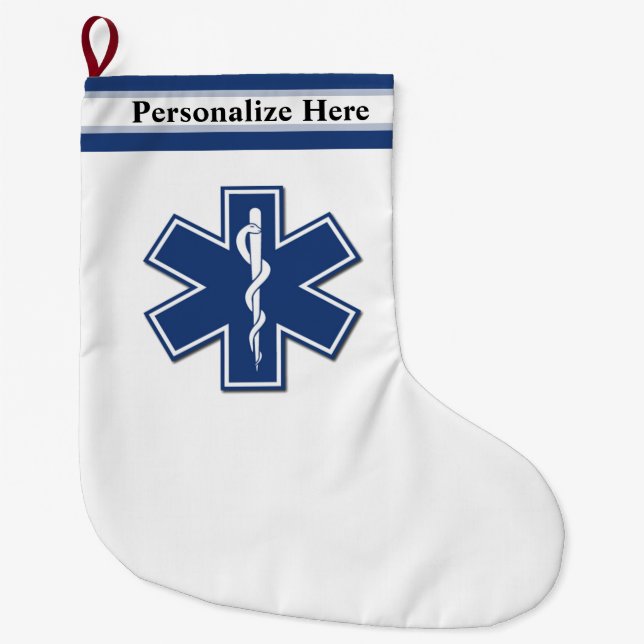 EMS LARGE CHRISTMAS STOCKING (Front)