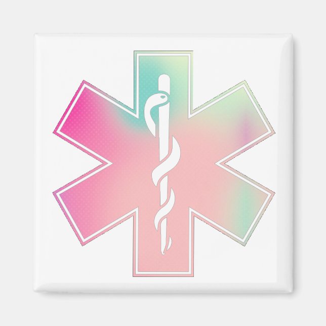 EMS Logo - "Cotton Candy" Magnet (Front)