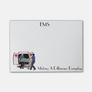 EMS Making A Difference Everyday Post It Notes