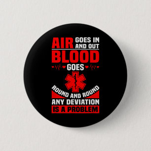 Ems Nurse Quote Ambulance Driver Emt Paramedic Hea 6 Cm Round Badge