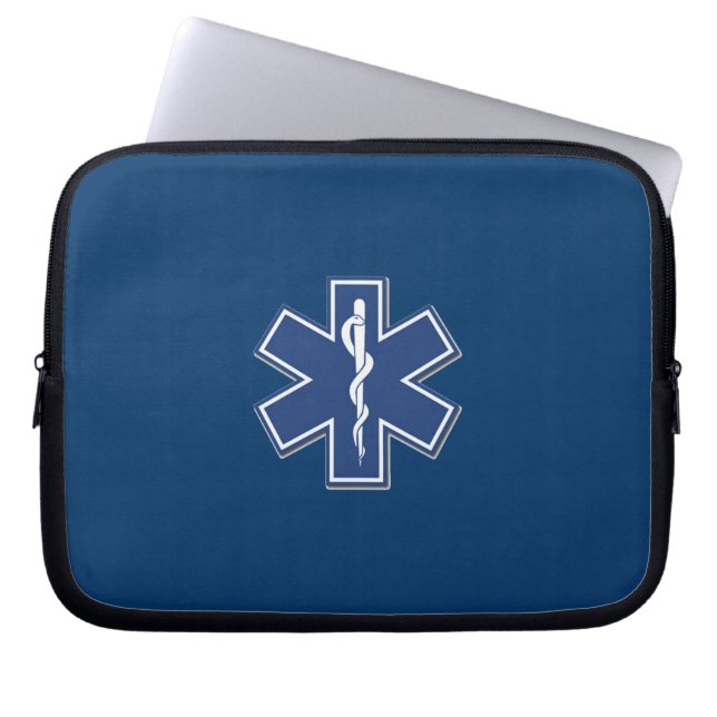 EMS Star of Life Laptop Sleeve (Front)