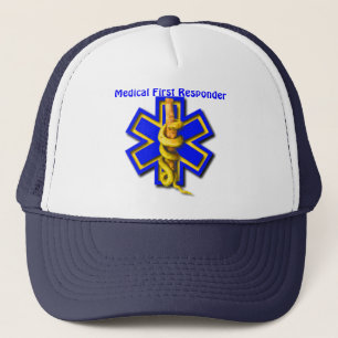 EMS Star of Life Medical First Responder Trucker Hat
