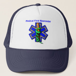 EMS Star of Life Medical First Responder Trucker Hat