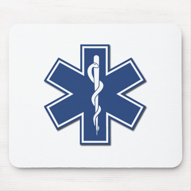 EMS Star of Life Mouse Pad (Front)