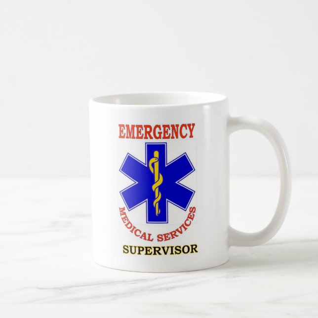 EMS SUPERVISOR COFFEE MUG (Right)