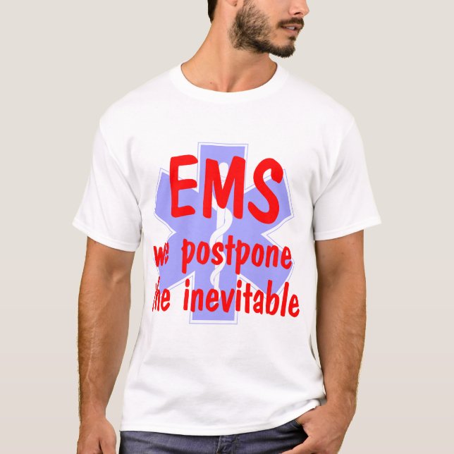 EMS-We Postone the Inevitable (Star) T-Shirt (Front)