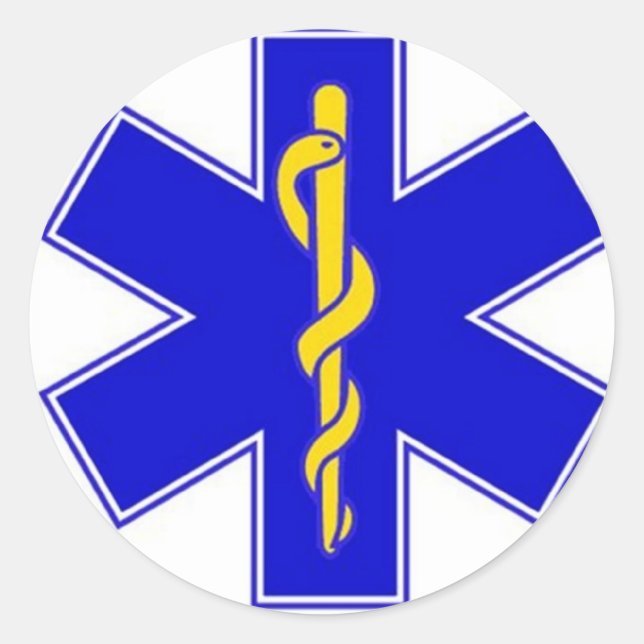 EMT CLASSIC ROUND STICKER (Front)