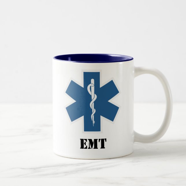 EMT Coffee Two-Tone Coffee Mug (Right)