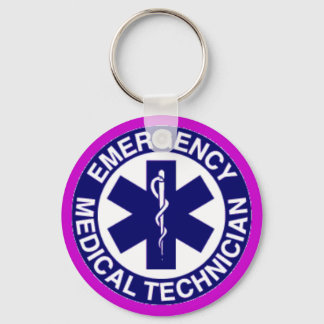 EMT Emergency Medical Technician Key Ring