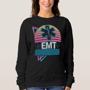 Emt Emergency Medical Technician Paramedic Lifesav Sweatshirt