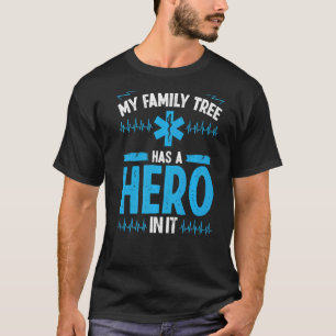 EMT Family Tree Hero Paramedic Ambulance Tech Heal T-Shirt