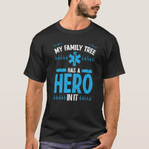 EMT Family Tree Hero Paramedic Ambulance Tech Heal T-Shirt