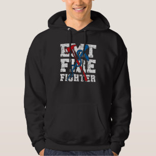 Emt Firefighter Ems Proud Firefighter Emt Hoodie