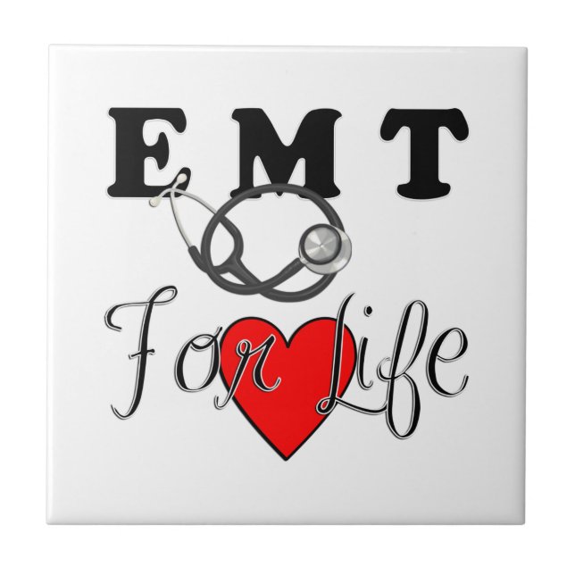 EMT For Life Ceramic Tile (Front)