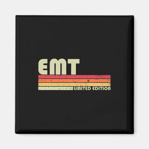 Emt Funny Job Title Profession Birthday Worker Ide Magnet