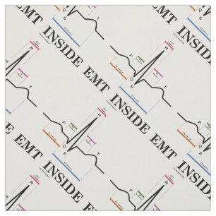 EMT Inside Sinus Rhythm Electrocardiogram Fabric