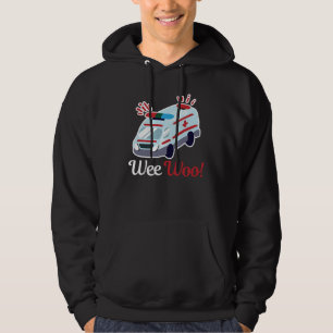 EMT Paramedic Ambulance Medical Healthcare Worker Hoodie
