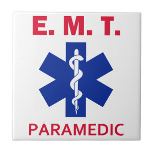 EMT Paramedic Ceramic Tile
