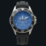 EMT Paramedic Symbol Custom Name Watch<br><div class="desc">A great gift to celebrate those men and women who a save lives day to day.</div>