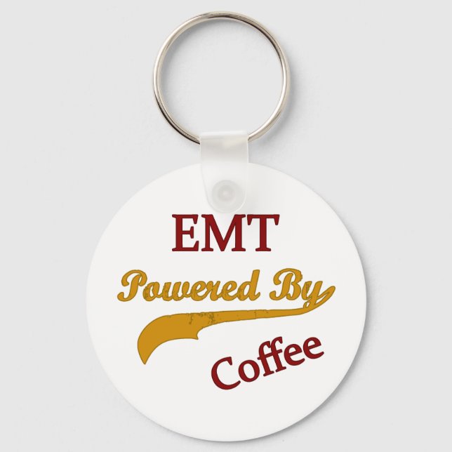 EMT Powered By Coffee Key Ring (Front)