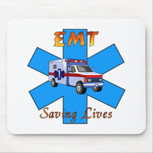 EMT Saving Lives Mouse Pad