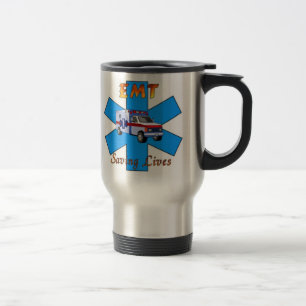 EMT Saving Lives Travel Mug