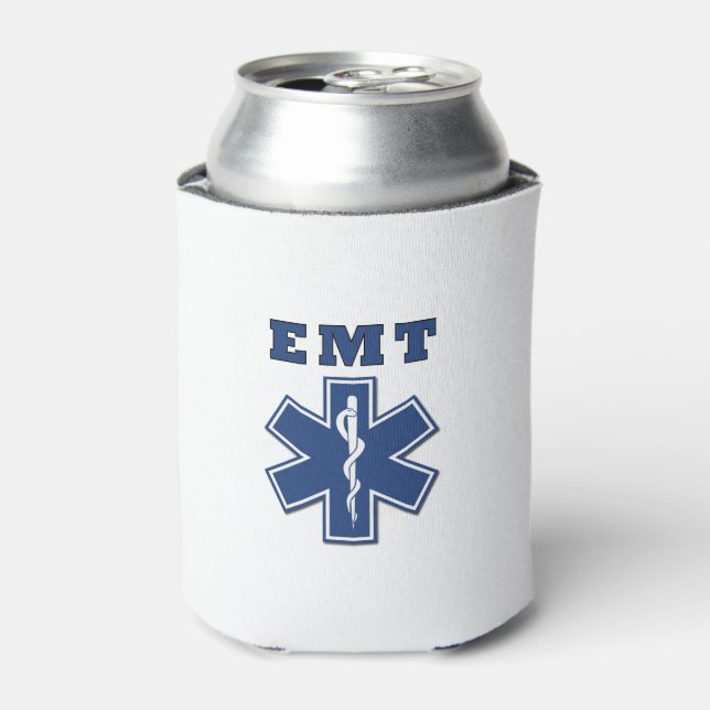 EMT Star of Life Can Cooler (Can Front)