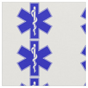 EMT Star of Life Fabric