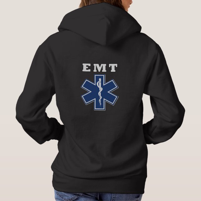 EMT Star of Life Hoodie (Back)