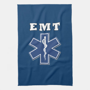 EMT Star of Life Tea Towel
