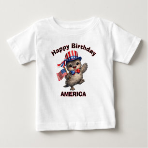 Emu (4l) Patriotic Kid T-Shirt