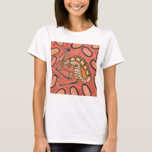 Emu Aboriginal Art Painting T-Shirt