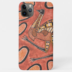 Emu - Aboriginal Inspired Art Painting iPhone 11 Pro Max Case