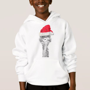 Emu Bird Funny Humour Ostrich Emo Animal Xmas Sant