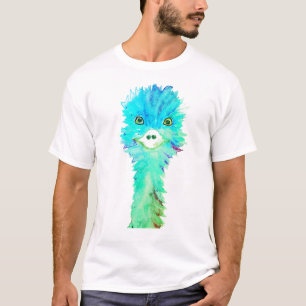 Emu Birds Funny Humour Ostrich Emo Animal T-Shirt