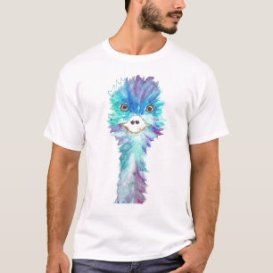 Emu Birds Funny Humour Ostrich Emo Animal  T-Shirt