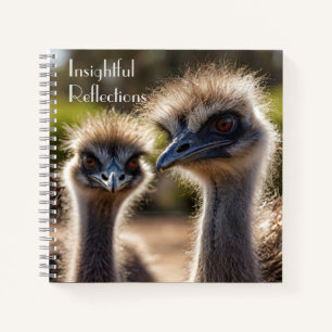 Emu Birds Notebook