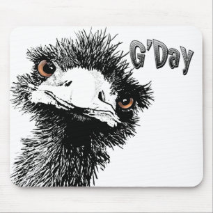 Emu - G'Day Mouse Pad