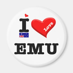 EMU - I Love Magnet