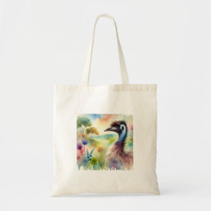Emu in Light 130924AREF130 - Watercolor Tote Bag