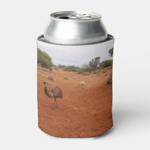 Emu in the outback can cooler