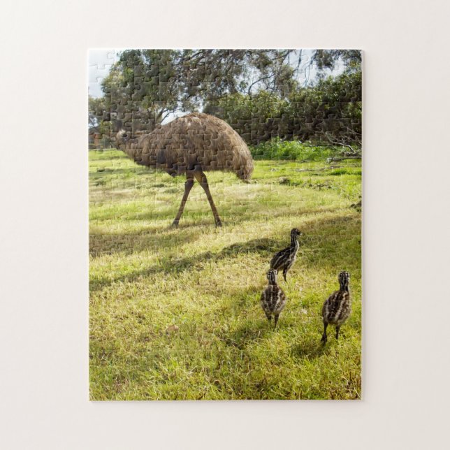 Emu Neighborhood Watch, Jigsaw Puzzle (Vertical)